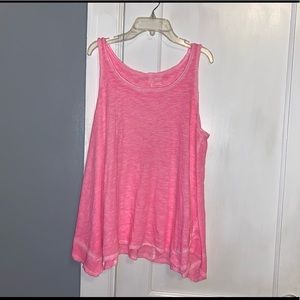 bright pink tank